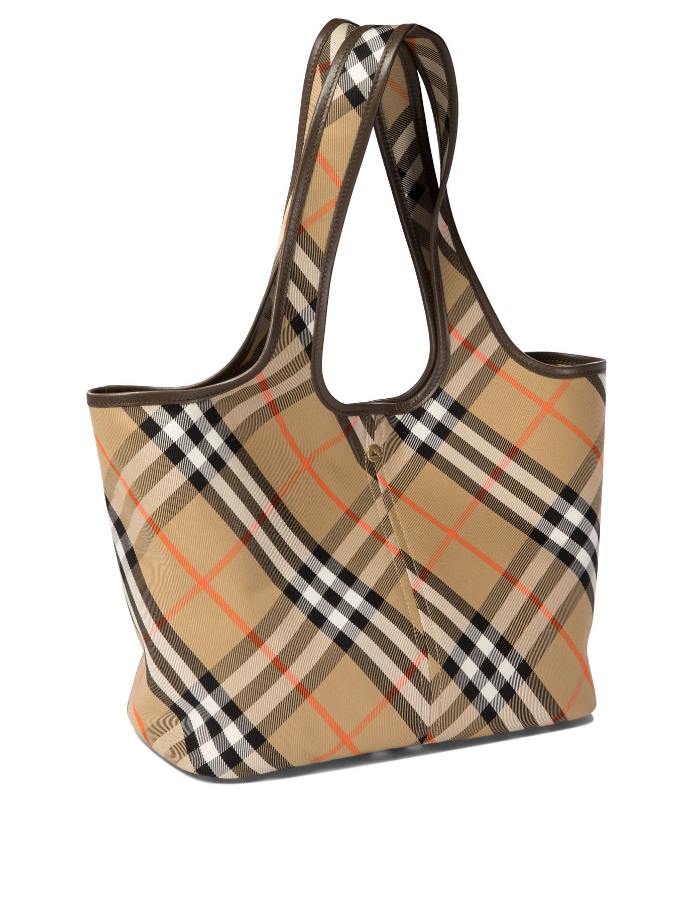 CHECK SMALL TOTE BAG