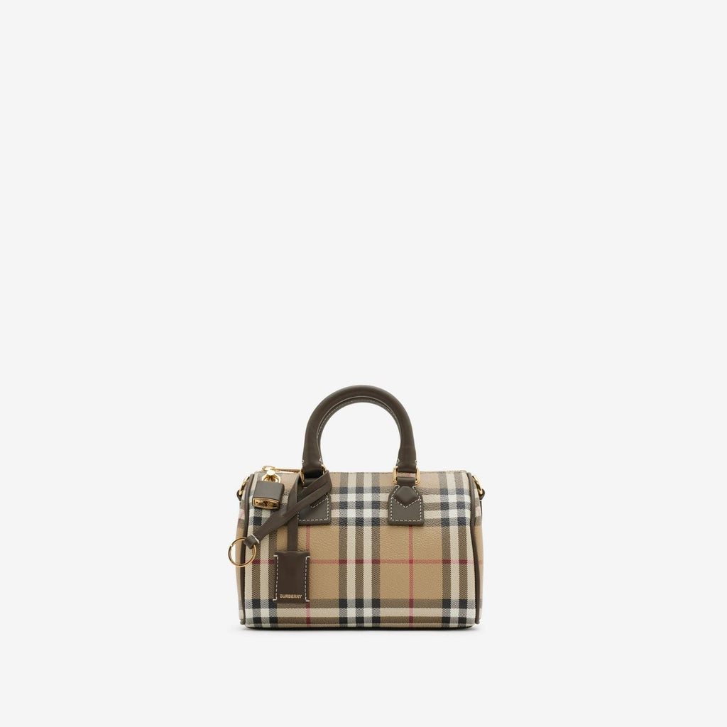 Check Mini Bowling Bag
