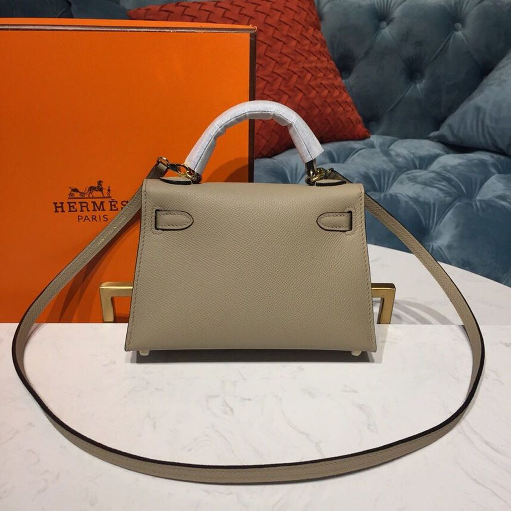 HM Mini Kelly Trench For Women Gold Toned Hardware 7.5in/19cm