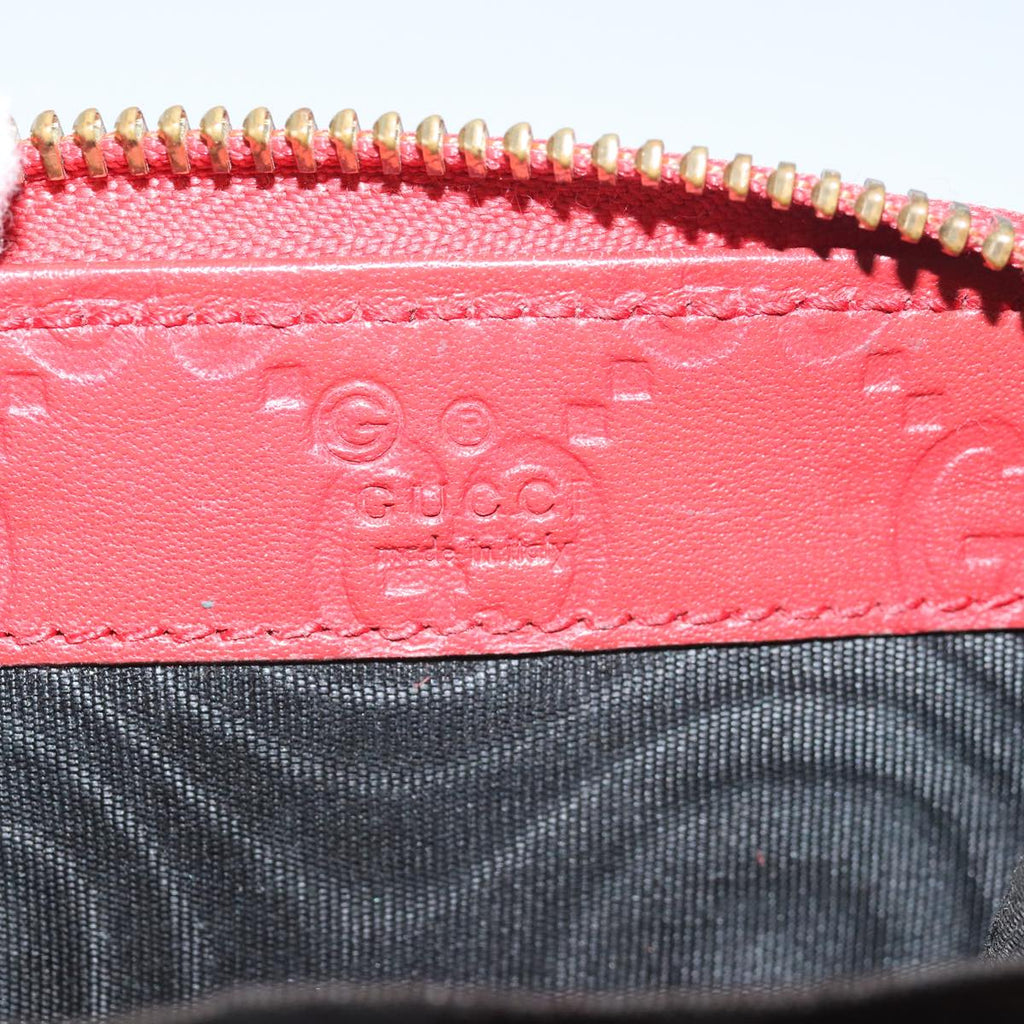 GUCCI GG Canvas Coin Purse Red 324801 80992