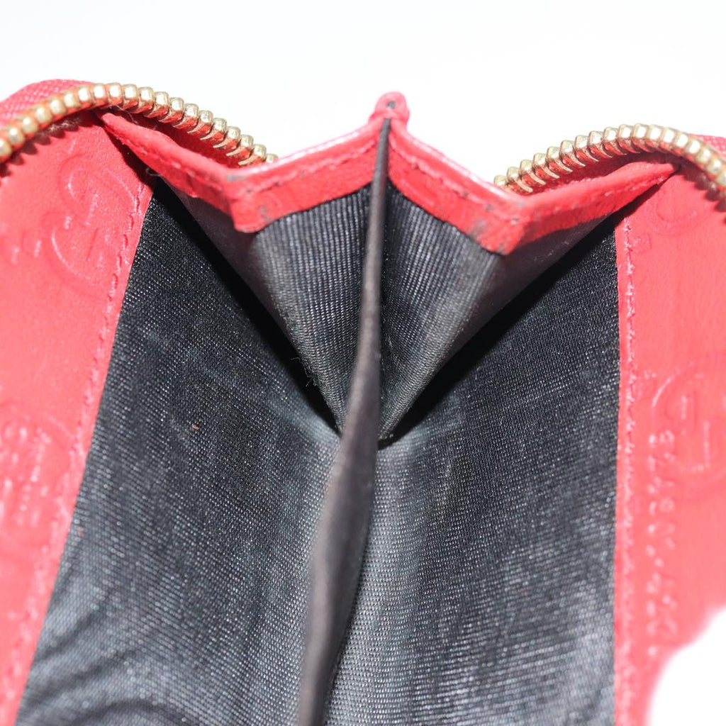 GUCCI GG Canvas Coin Purse Red 324801 80992