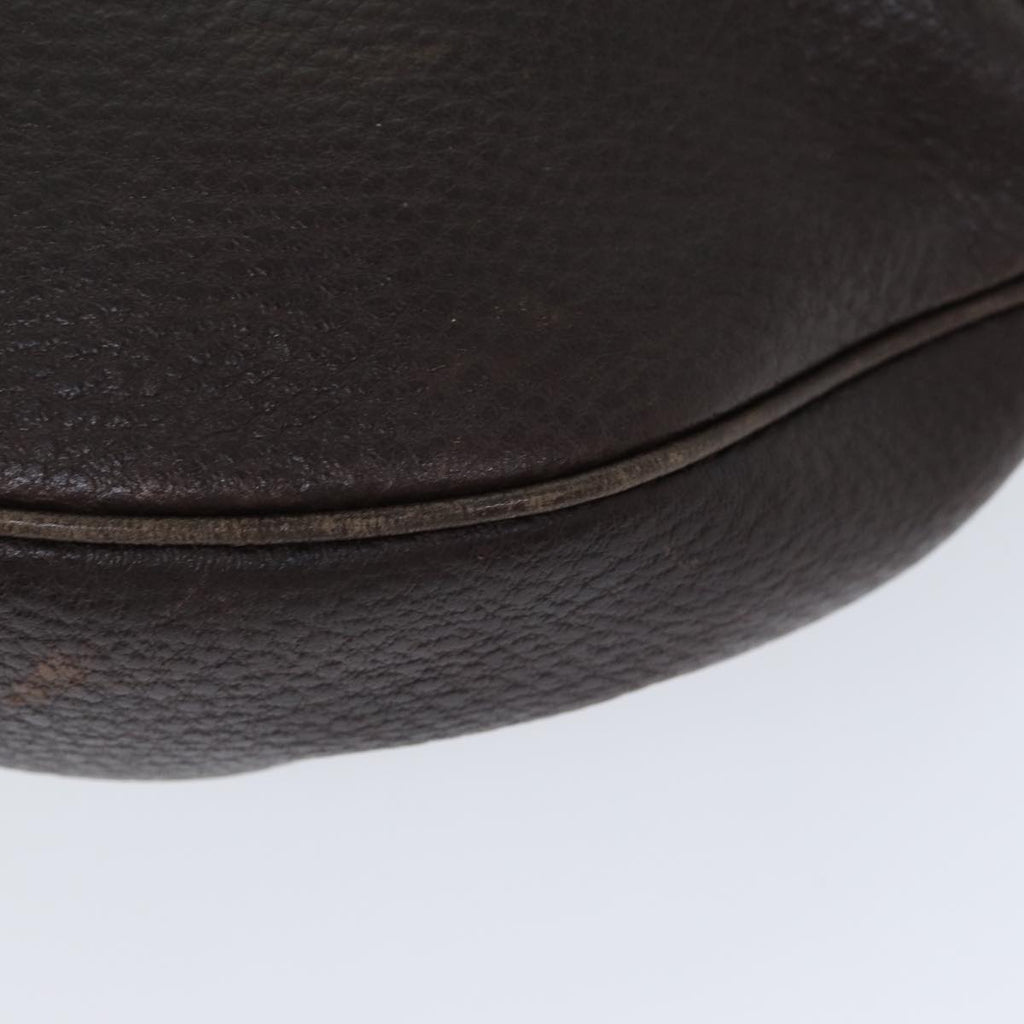 GUCCI Bamboo Shoulder Bag Leather Brown 137577 80997