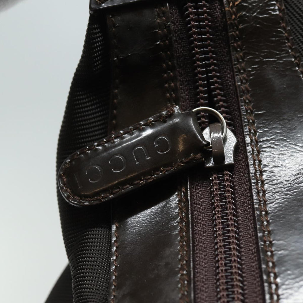 GUCCI Bamboo Hand Bag Nylon 000 2058 0531 5 80999