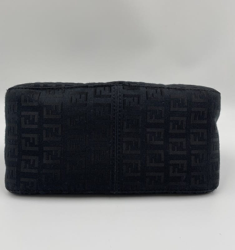 Fendi Zucca Baguette Bag - Black