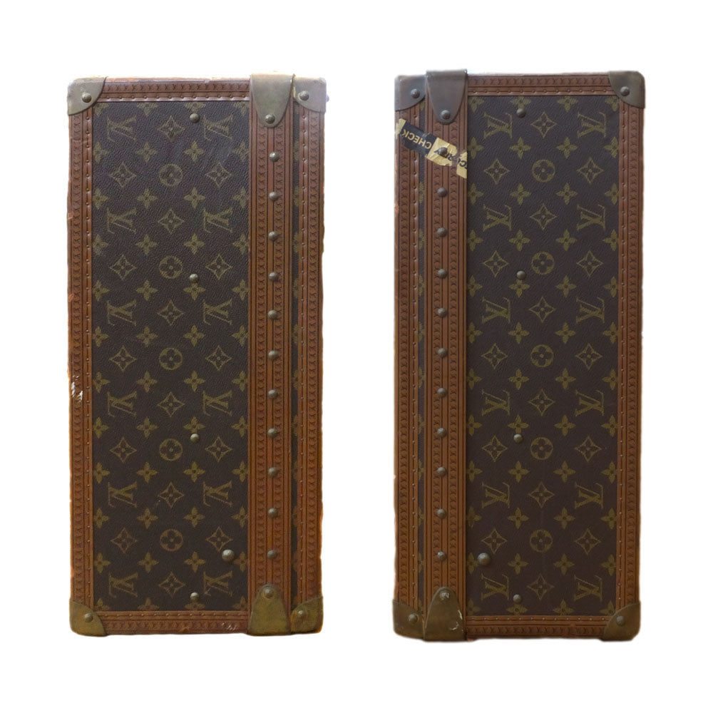 Louis Vuitton Alze-L75 Trunk Bag Travel Bag M21225 Monogram Brown G Gold  Leather Tr Initial AT