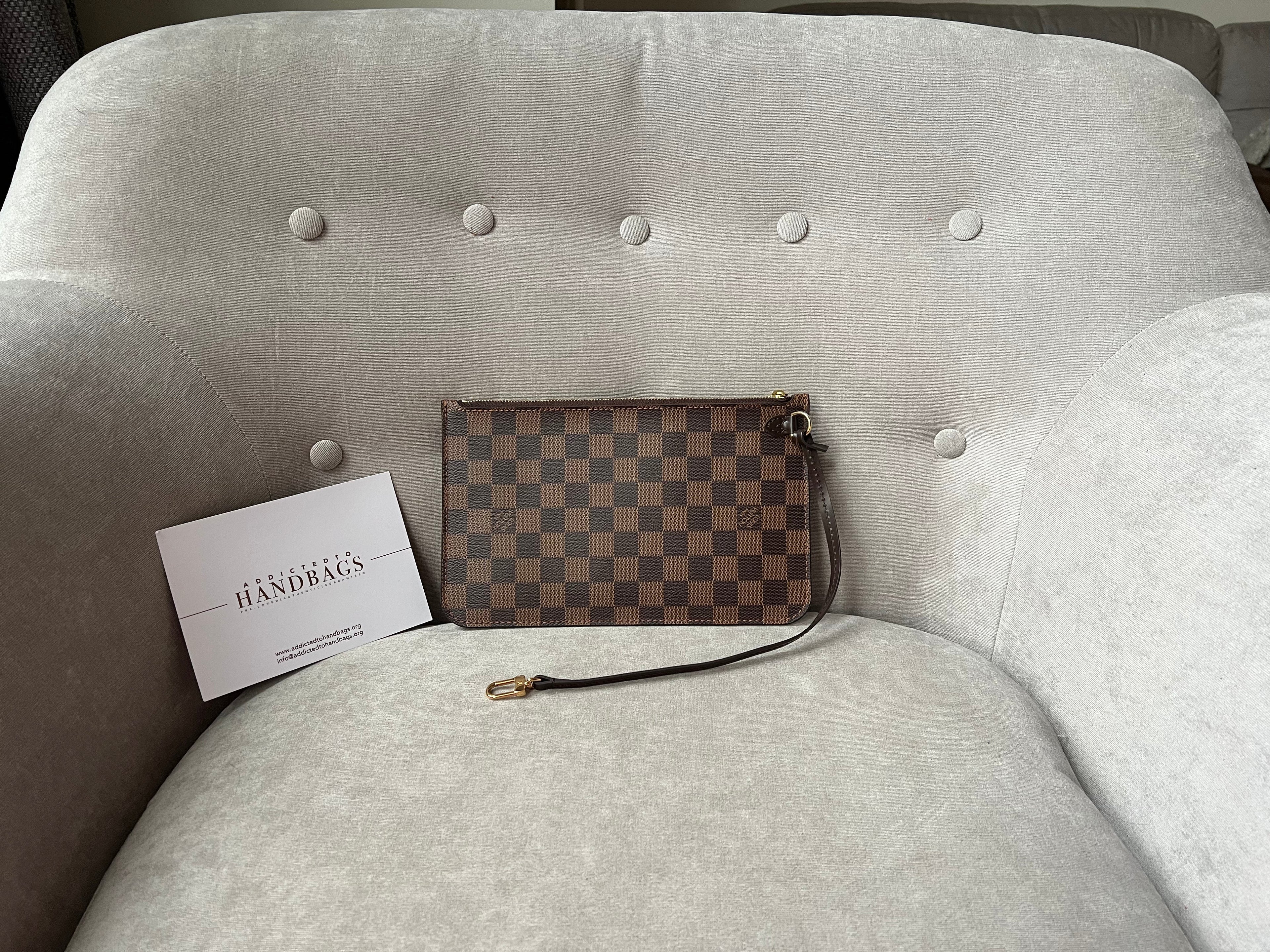 Louis Vuitton Pouch (from Neverfull) in Damier Ebene