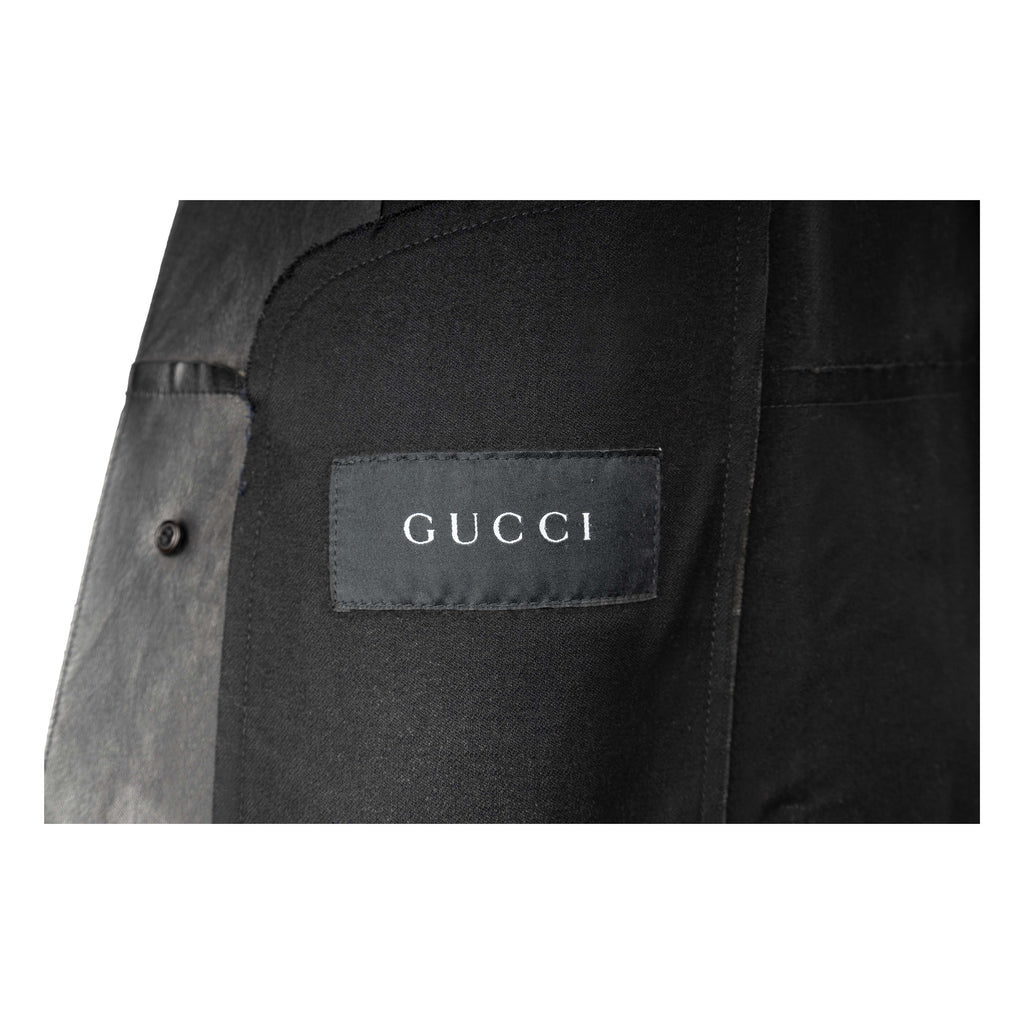 Gucci Leather Trench Coat - '00s