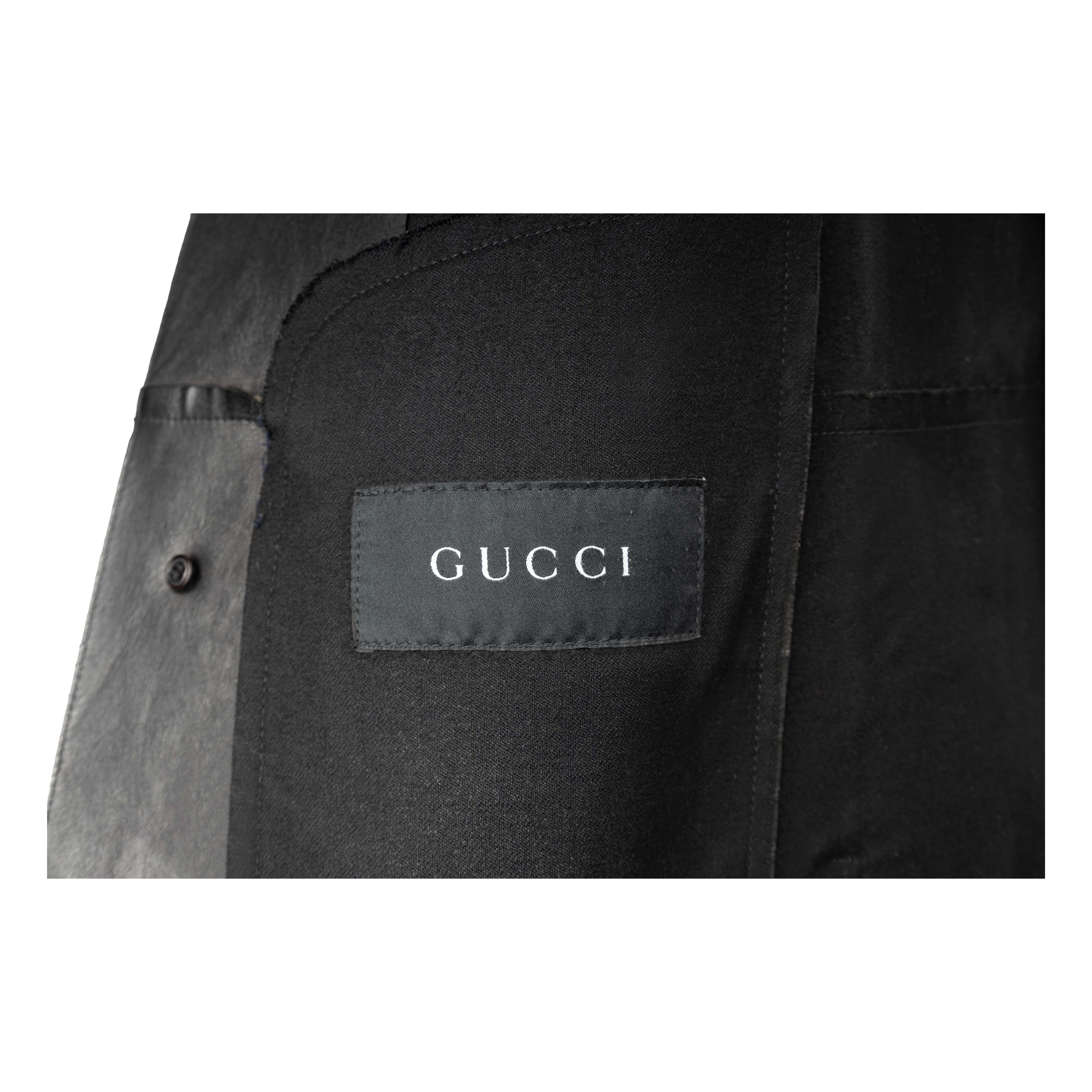 Gucci Leather Trench Coat - '00s