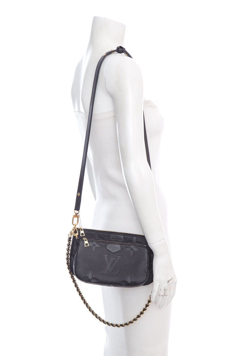 Louis Vuitton Black Empreinte Muti-Pochette Handbag