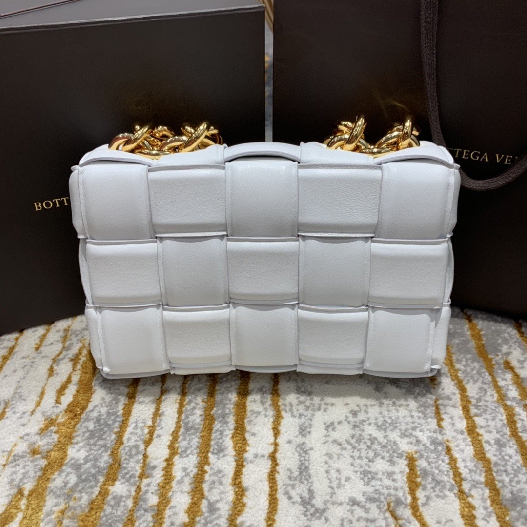 GLAMI Chain Cassette Bag For Women 10.2in/26cm In White 631421VBWZ09143