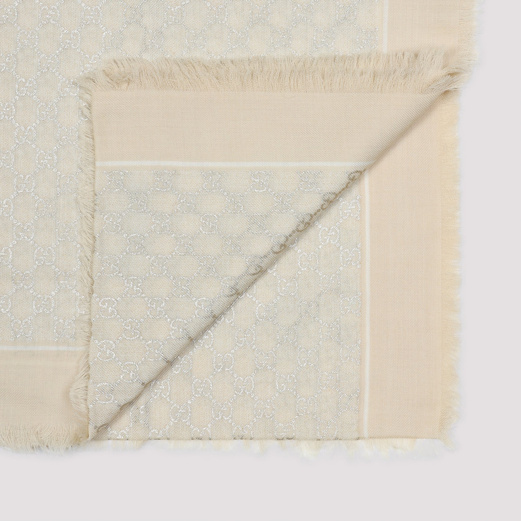 GUCCI Luxe GG Lurex Scarf