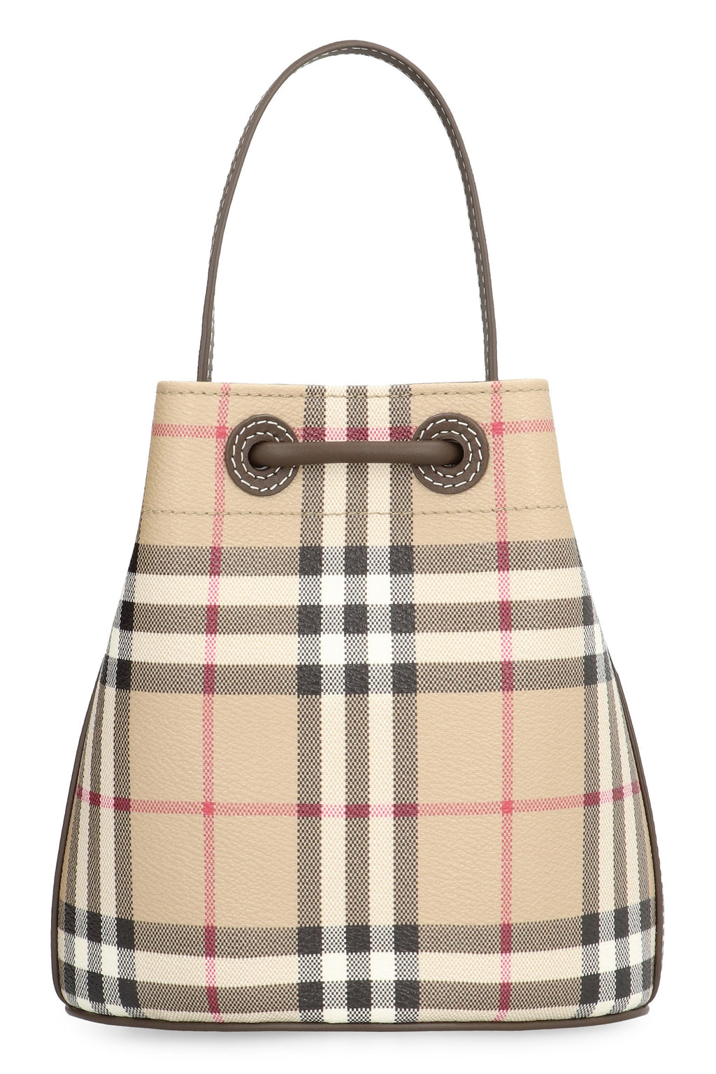 Mini Check Bucket Bag