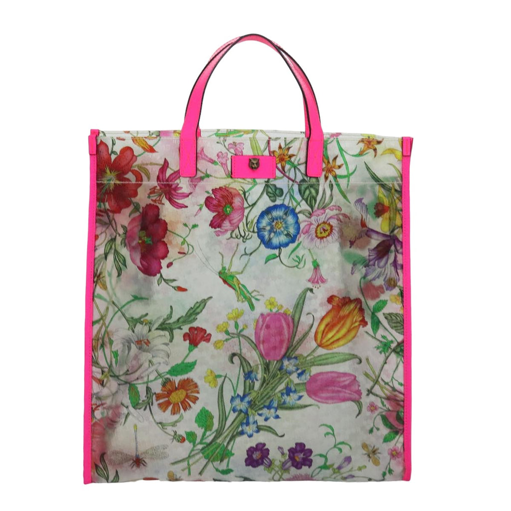 GUCCI Hand Bag Vinyl Clear Pink 548713 560440 81040