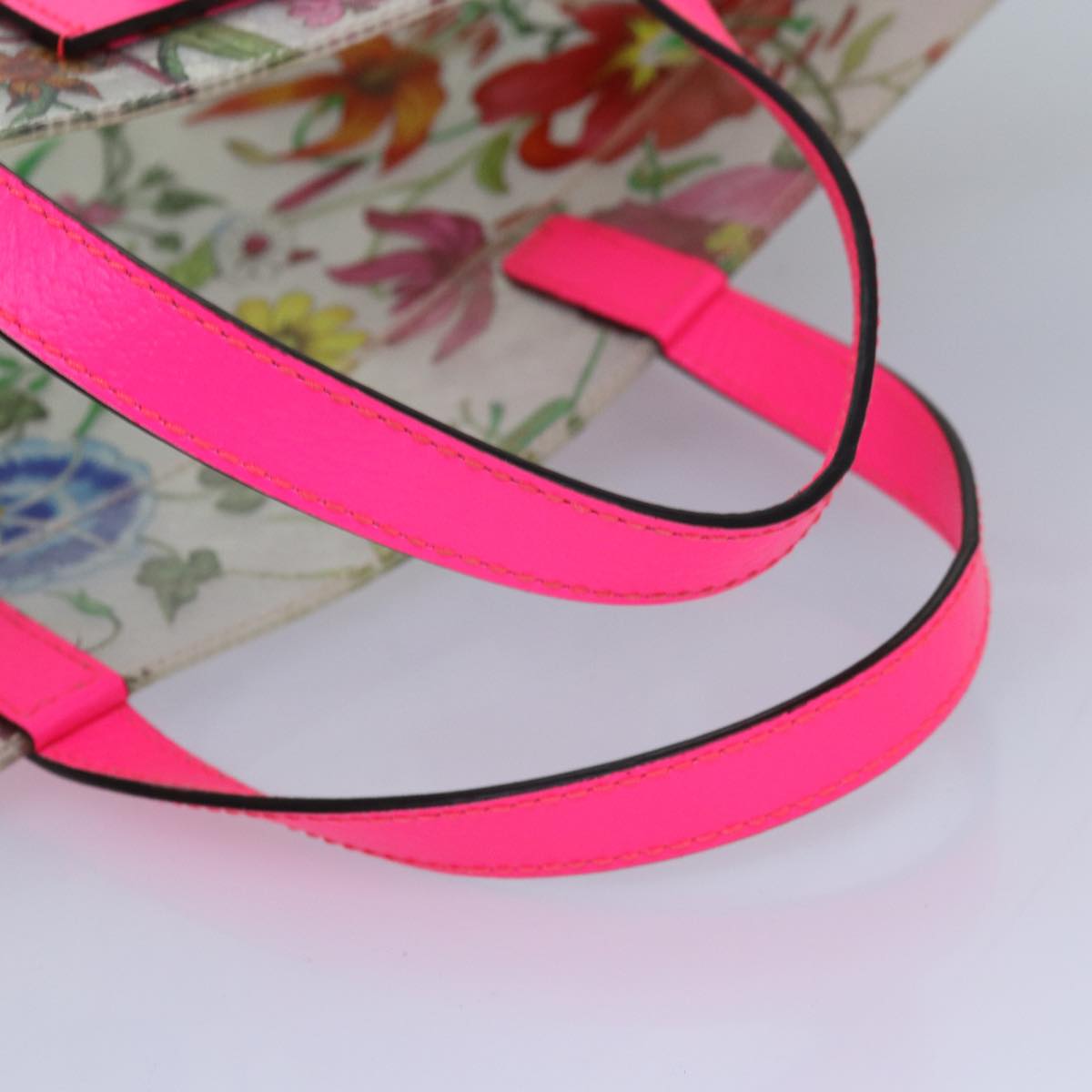 GUCCI Hand Bag Vinyl Clear Pink 548713 560440 81040