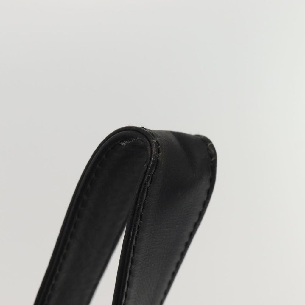 GUCCI Bamboo Hand Bag Suede 2way Black 81045