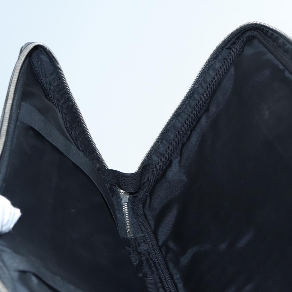 GUCCI GG Canvas Guccissima Hand Bag Black 81048