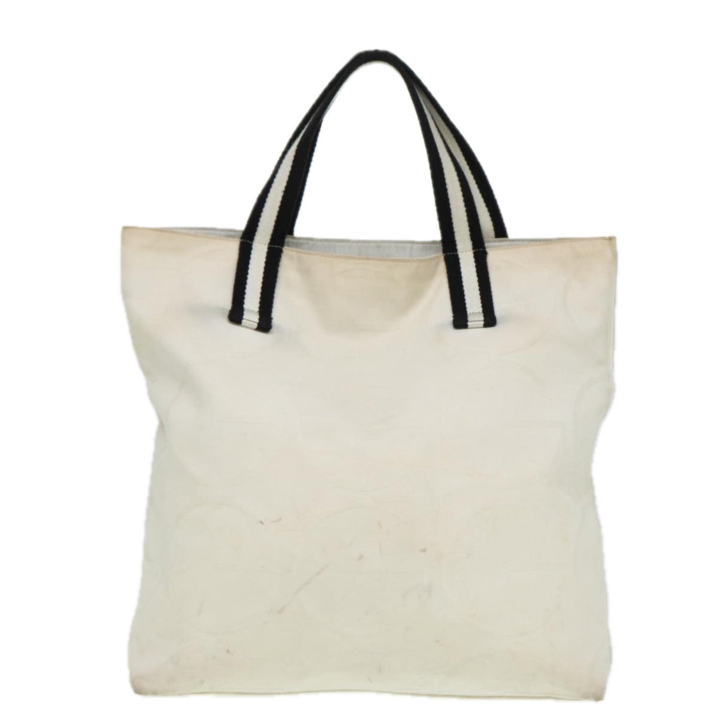 GUCCI Tote Bag Canvas White 123439 81105