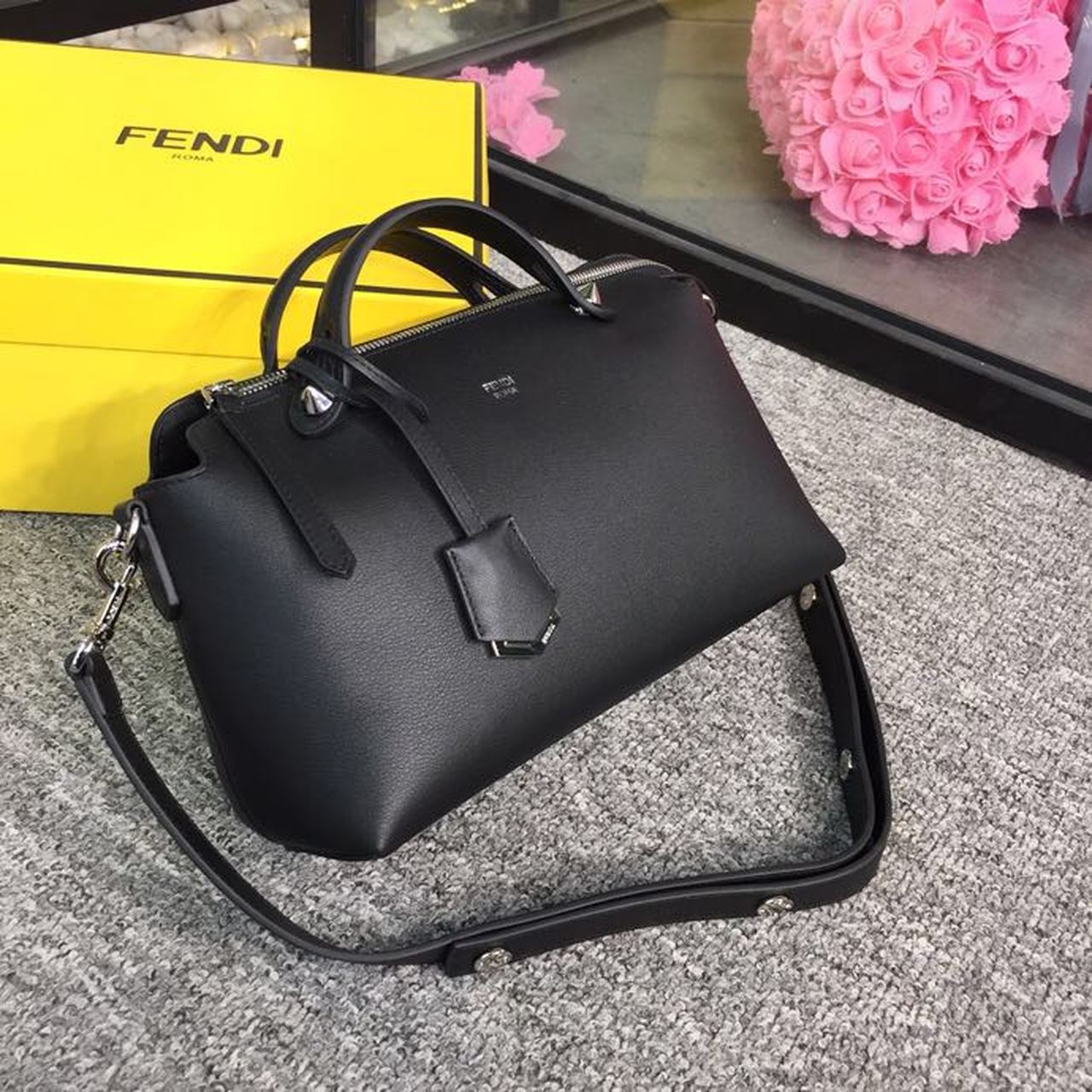 FI By The Way MeGLAMIum Bag Black For Women, Handbags, Shoulder And Crossbody Bags 10.6in/27cm FF 8BL1461D5F0GXN