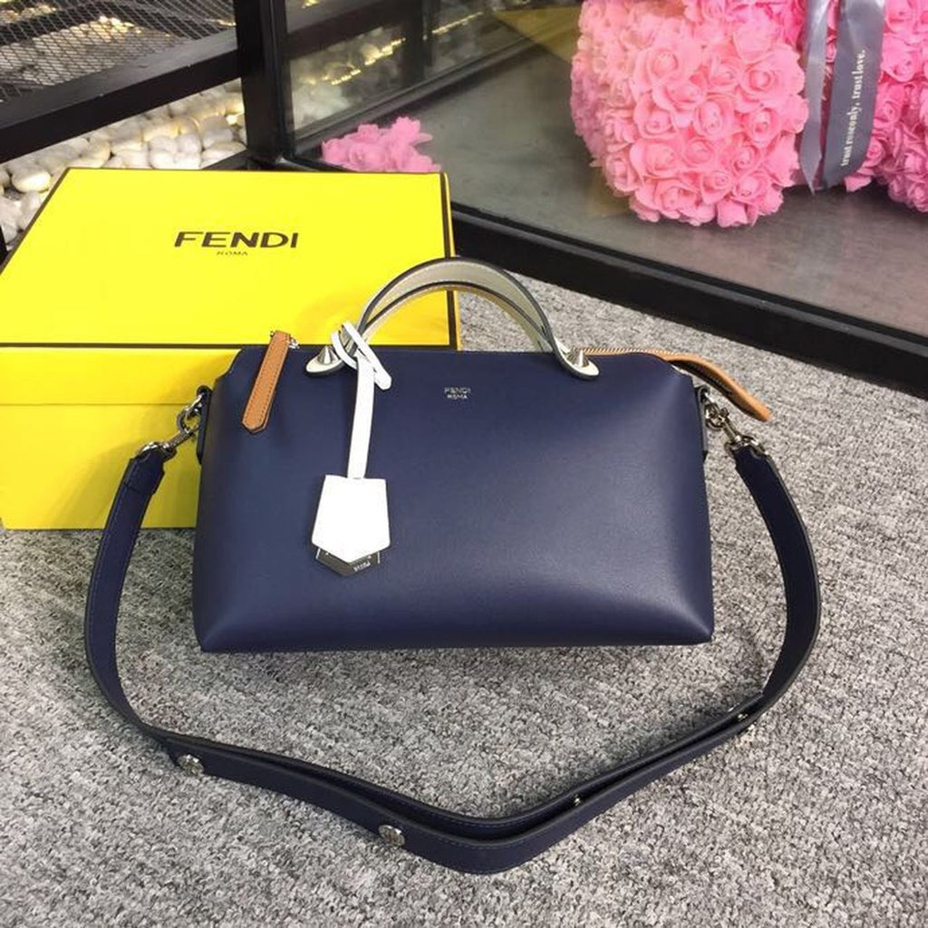 FI By The Way MeGLAMIum Bag Dark Blue For Women, Handbags, Shoulder And Crossbody Bags 10.6in/27cm FF 8BL1461
