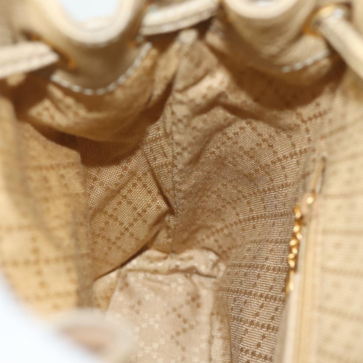 GUCCI Bamboo Backpack Suede Leather Beige 003 1705 0030 81152