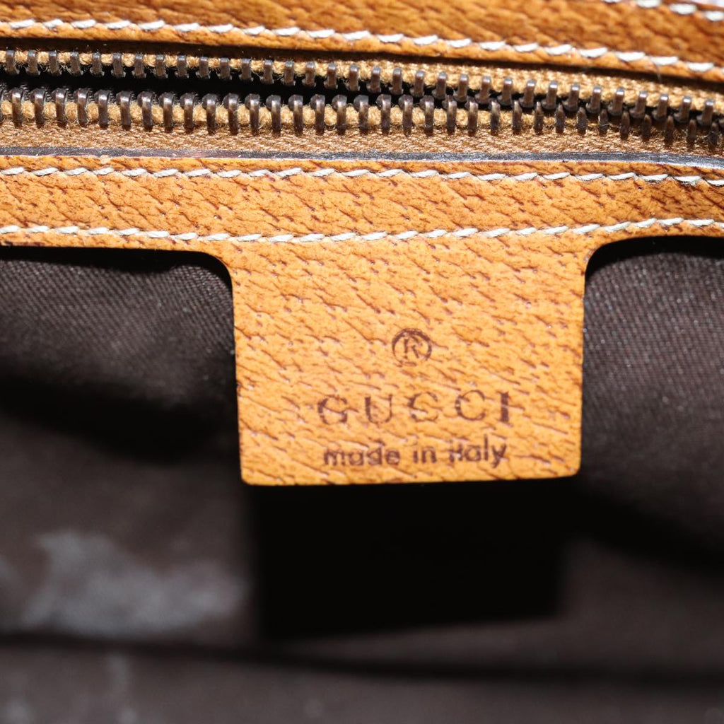 GUCCI GG Canvas Jackie Hand Bag Beige 124407 81153