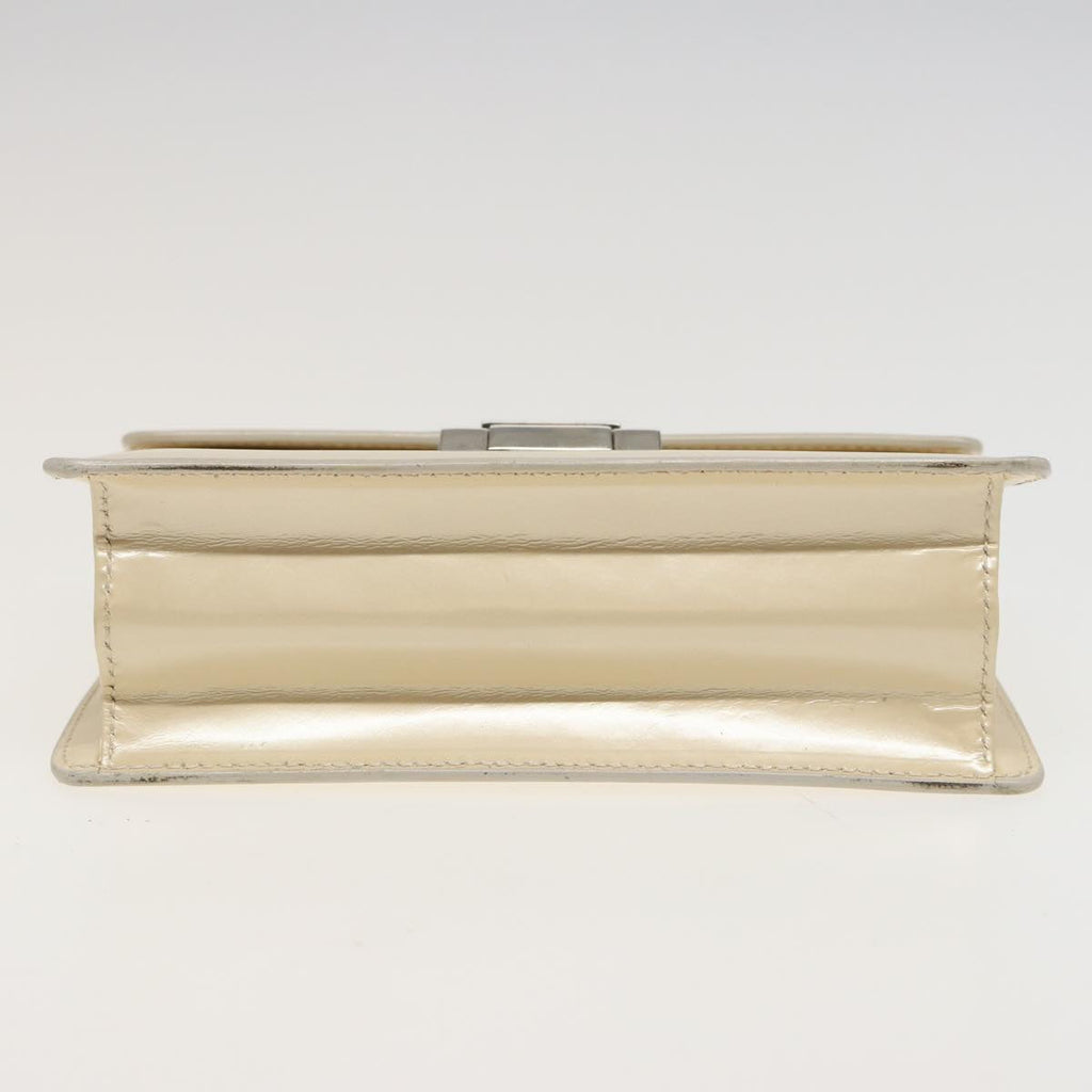 GUCCI Hand Bag Leather 2way Cream 81160