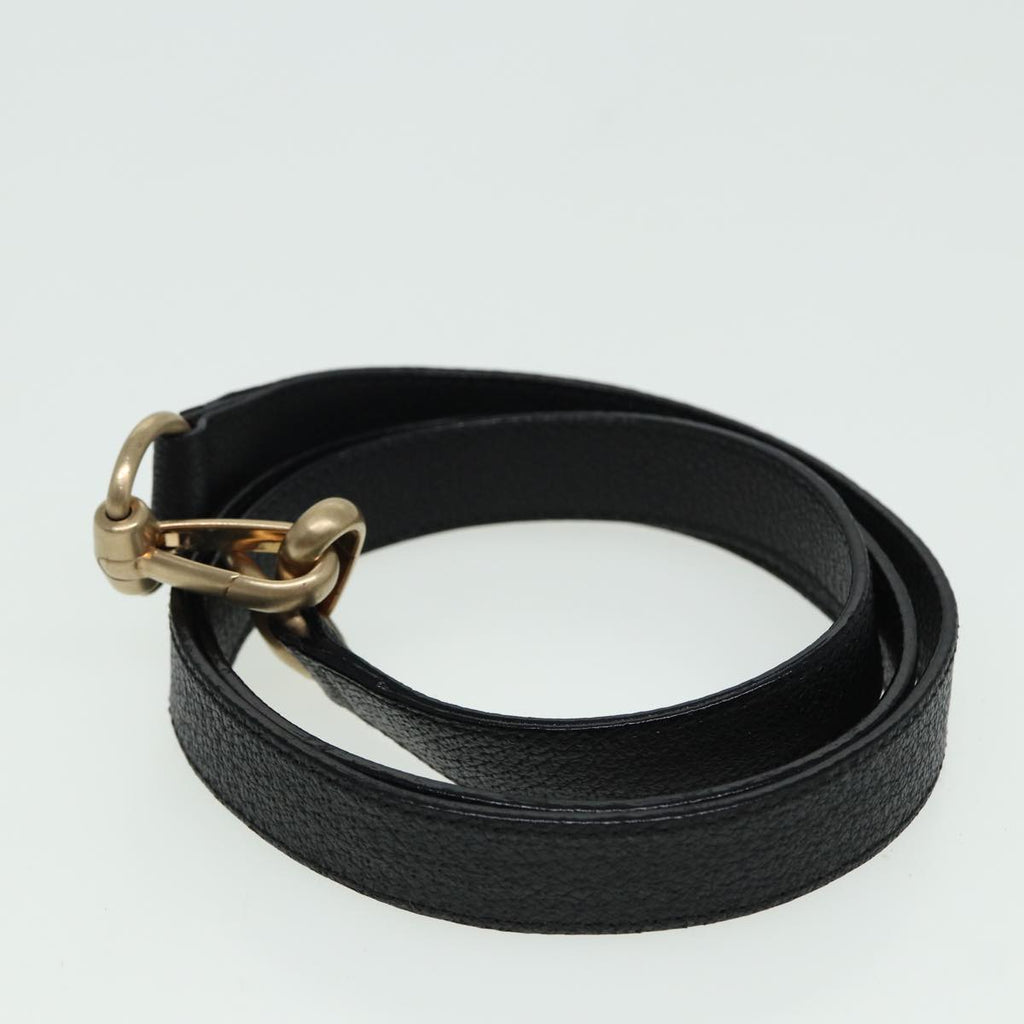 GUCCI Bamboo Hand Bag Suede 2way Black 81161