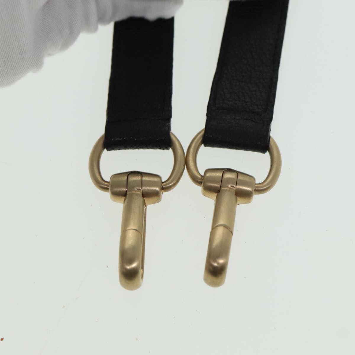 GUCCI Bamboo Hand Bag Suede 2way Black 81161