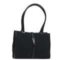 GUCCI Jackie GG Canvas Shoulder Bag Black 002 1073 81163