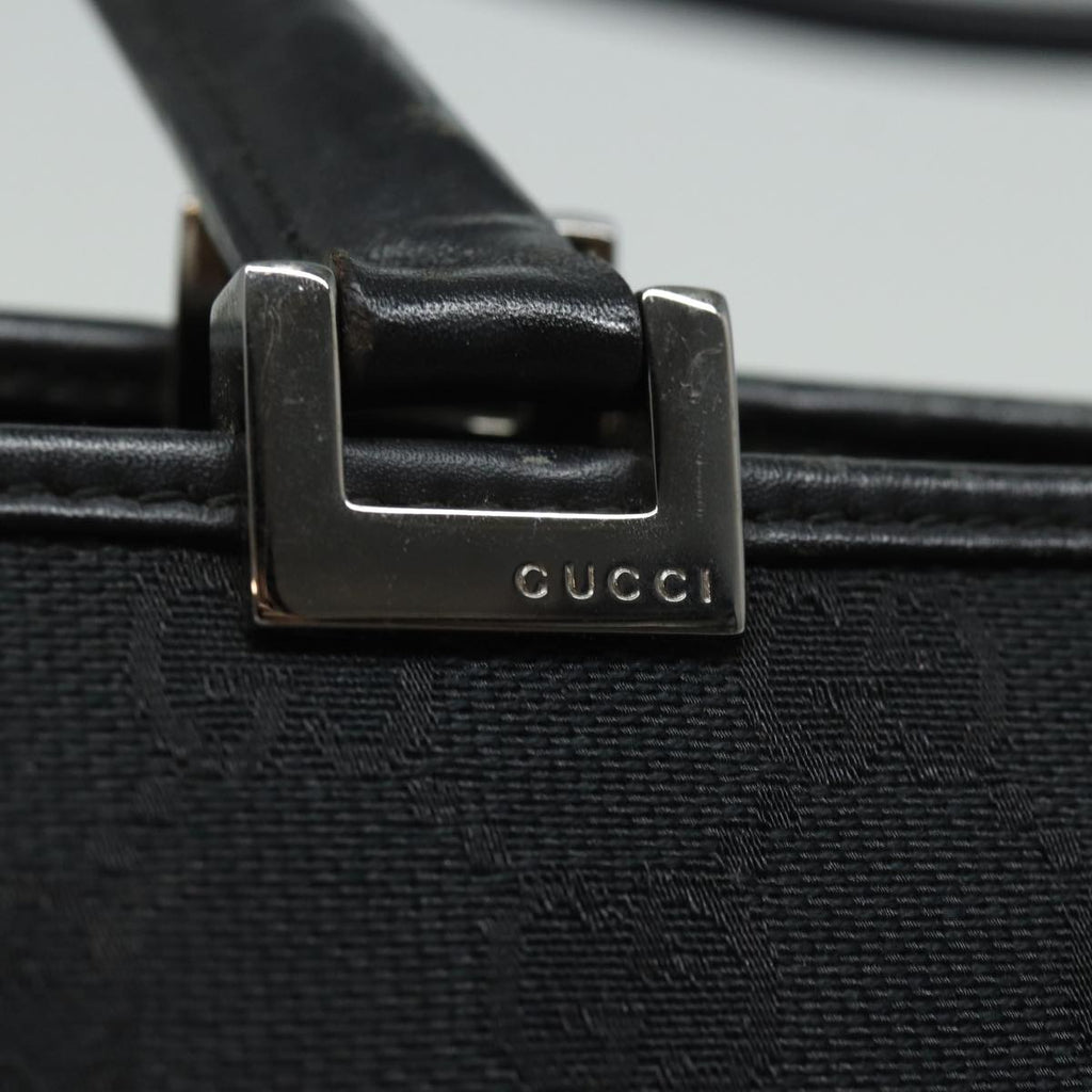 GUCCI Jackie GG Canvas Shoulder Bag Black 002 1073 81163