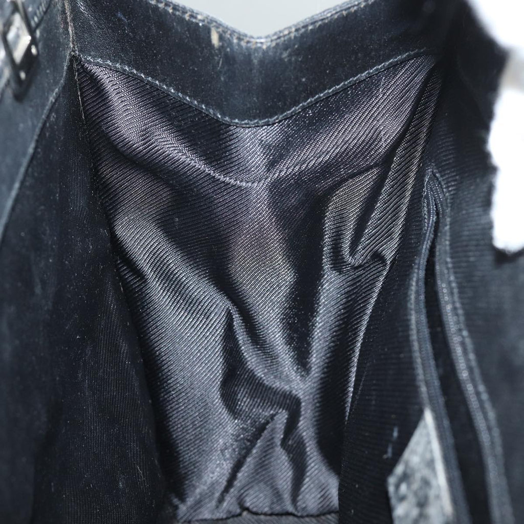 GUCCI Jackie GG Canvas Shoulder Bag Black 002 1073 81163