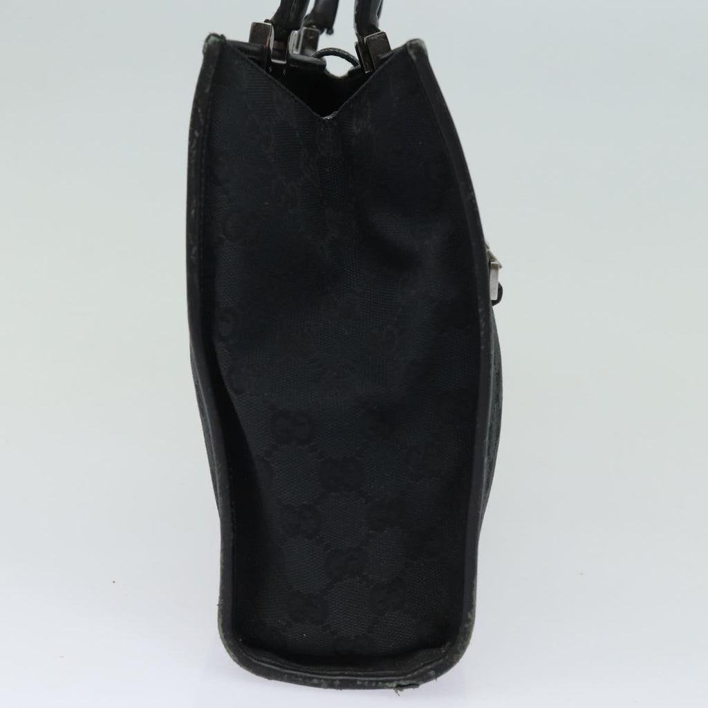 GUCCI Jackie GG Canvas Shoulder Bag Black 002 1073 81163