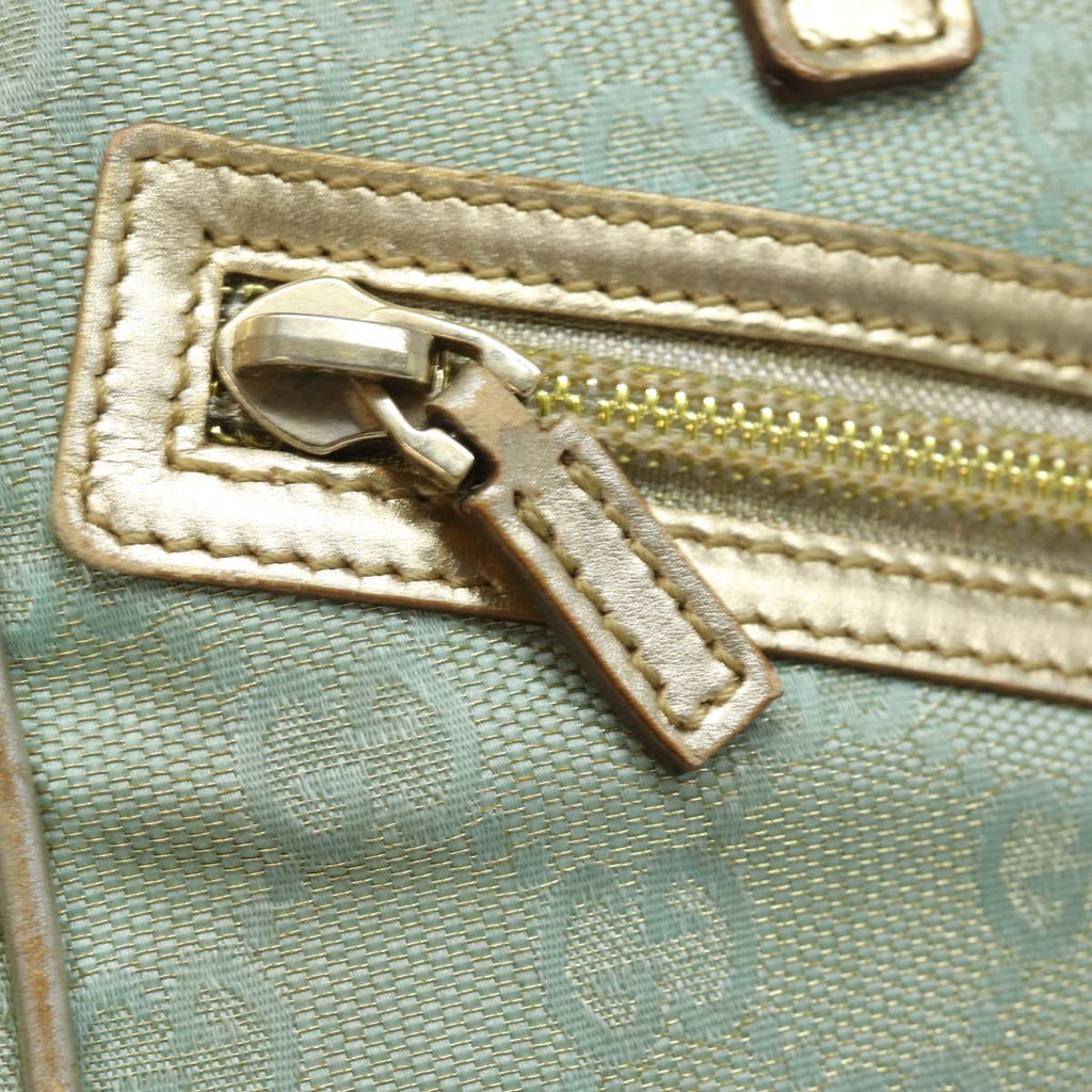 GUCCI GG Canvas Hand Bag Light Blue 000 0852 81164