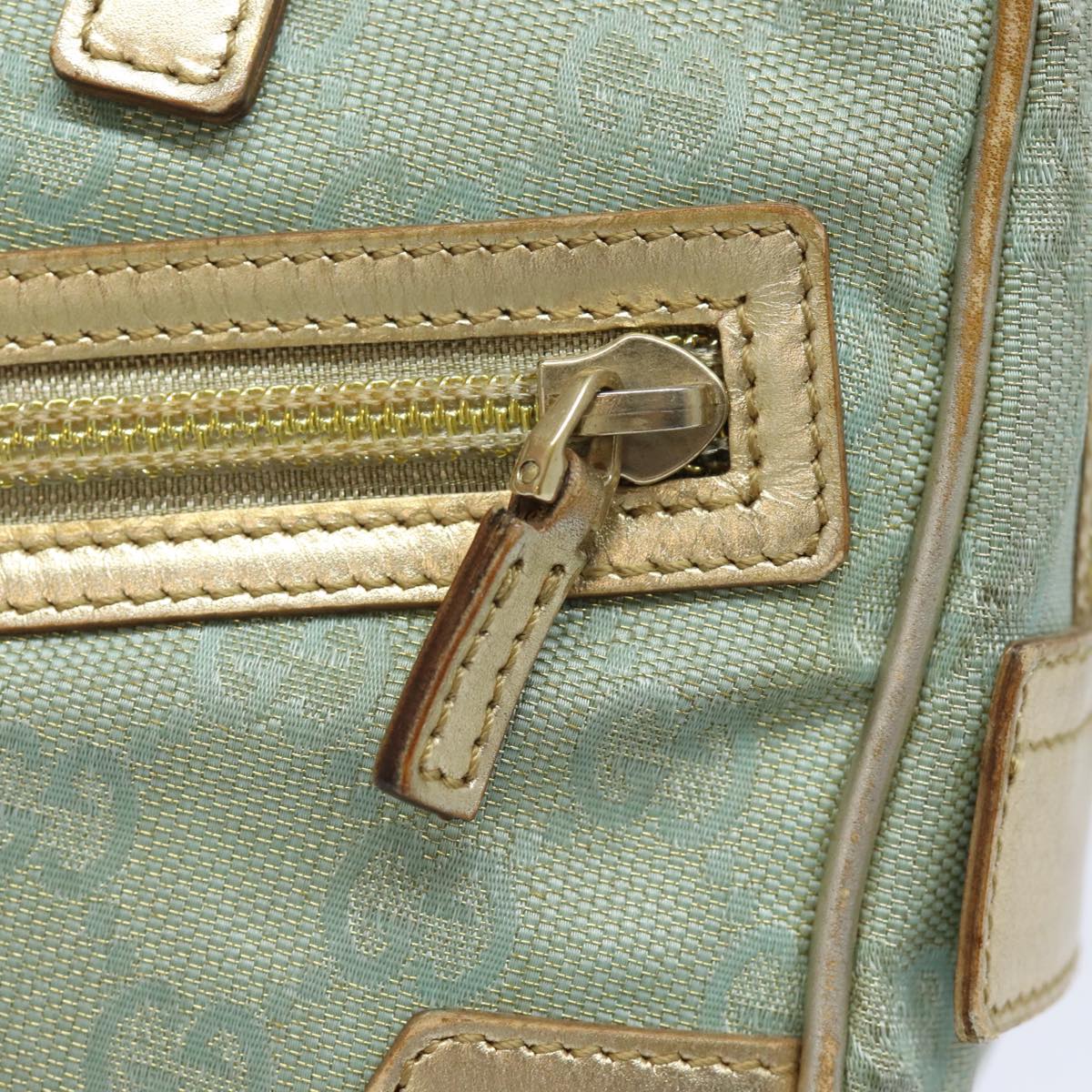 GUCCI GG Canvas Hand Bag Light Blue 000 0852 81164