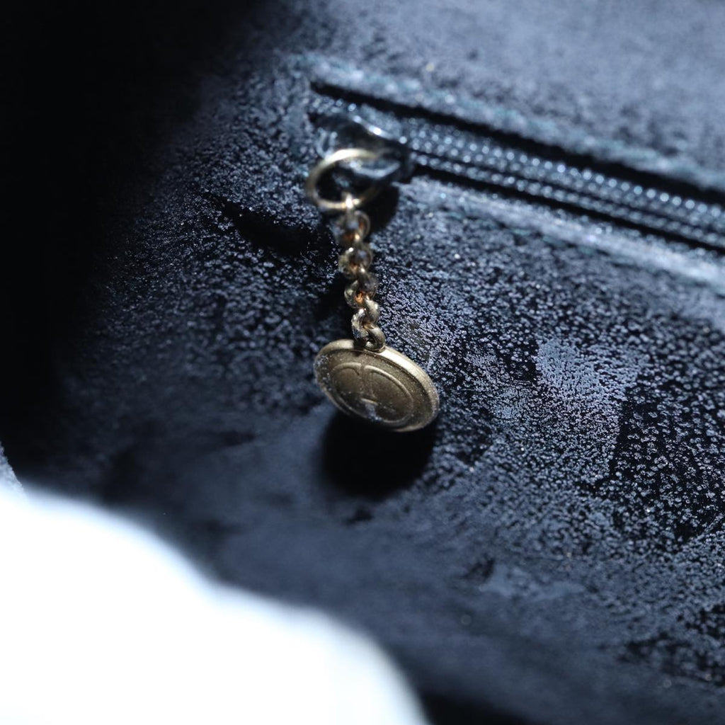 GUCCI Bamboo Hand Bag Suede Leather Black 002 2853 81197