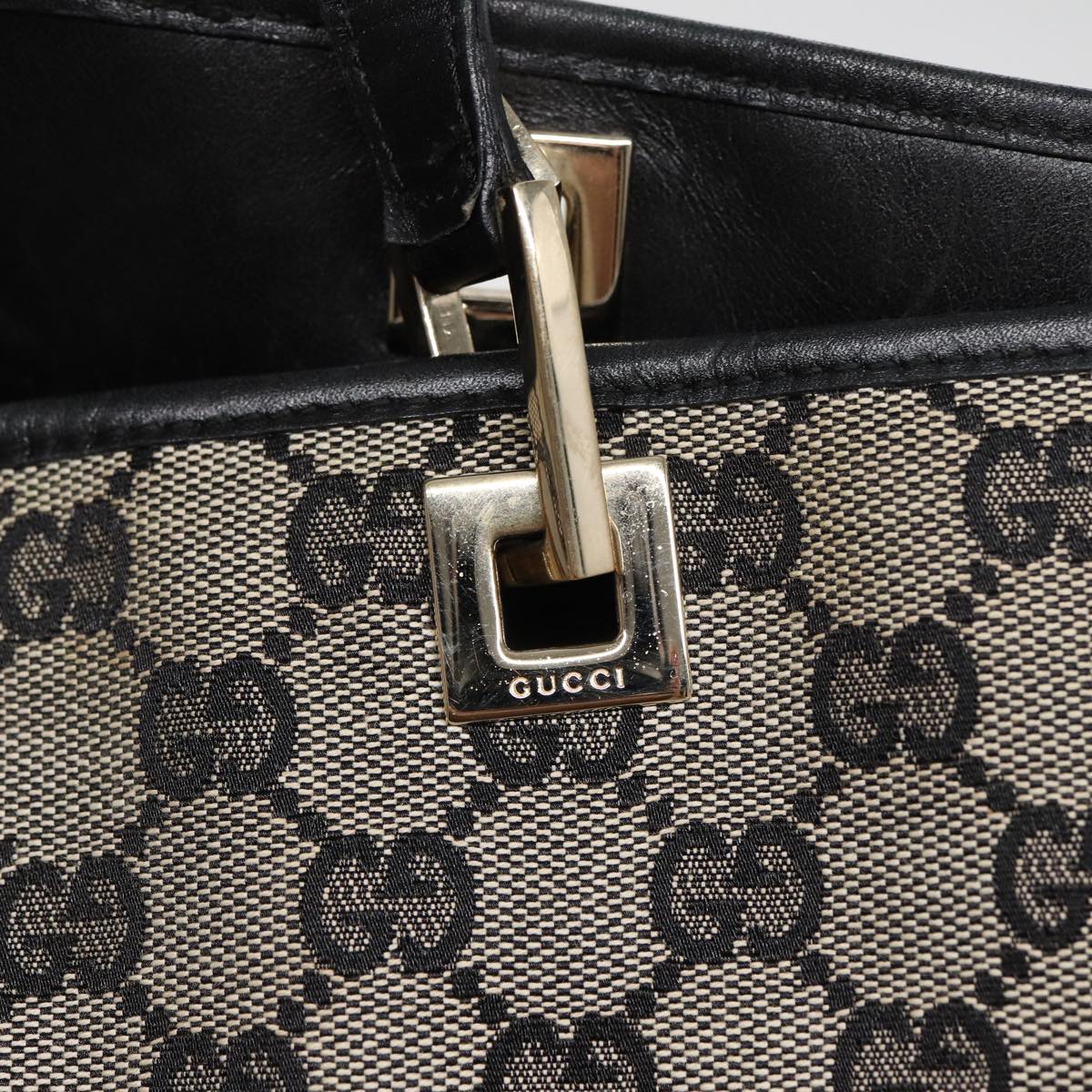 GUCCI GG Canvas Tote Bag Beige 002 1097 81199