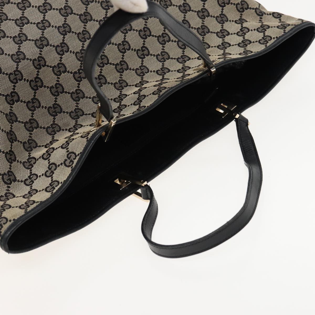 GUCCI GG Canvas Tote Bag Beige 002 1097 81199