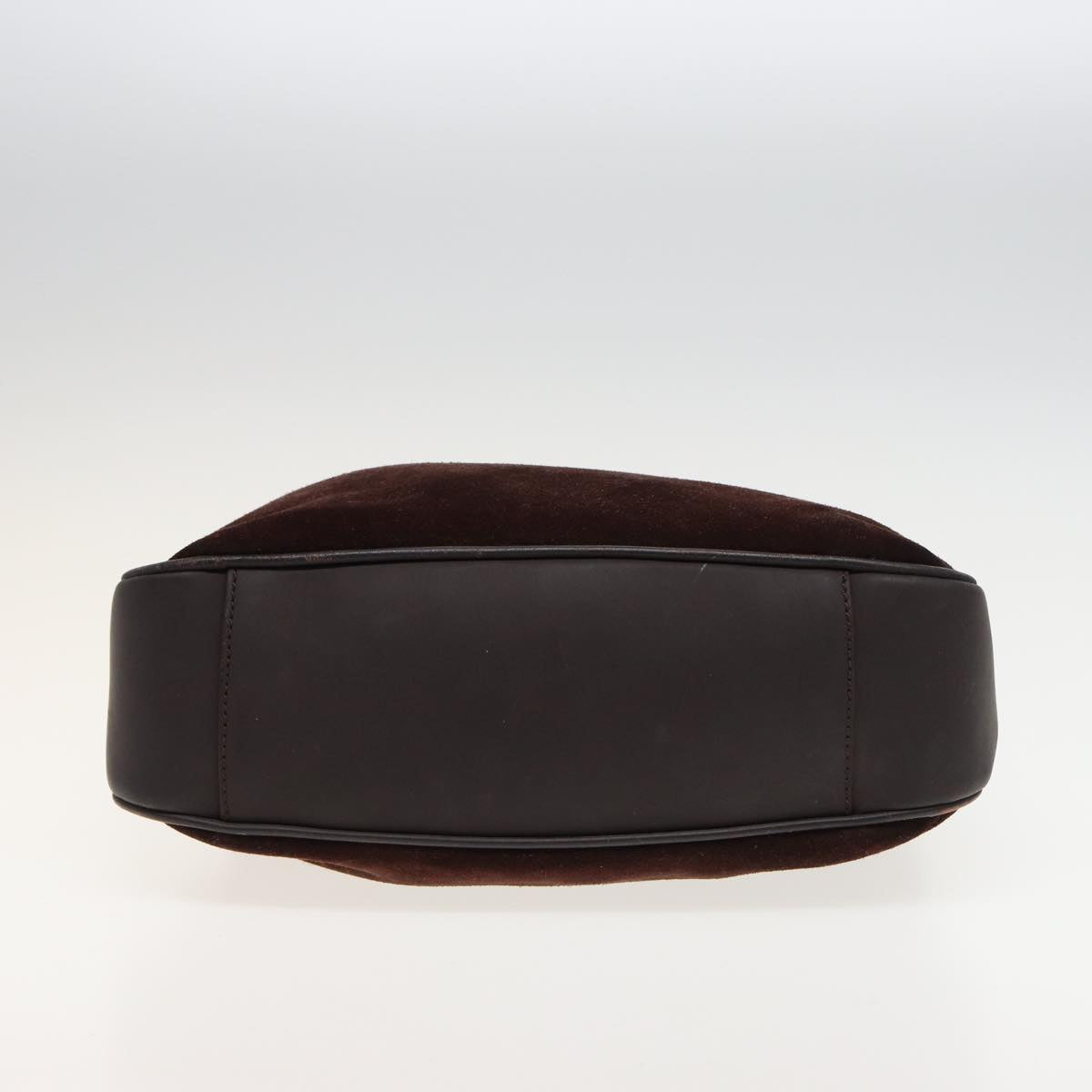 GUCCI Bamboo Shoulder Bag Suede 2way Brown 001 1638 2615 81326