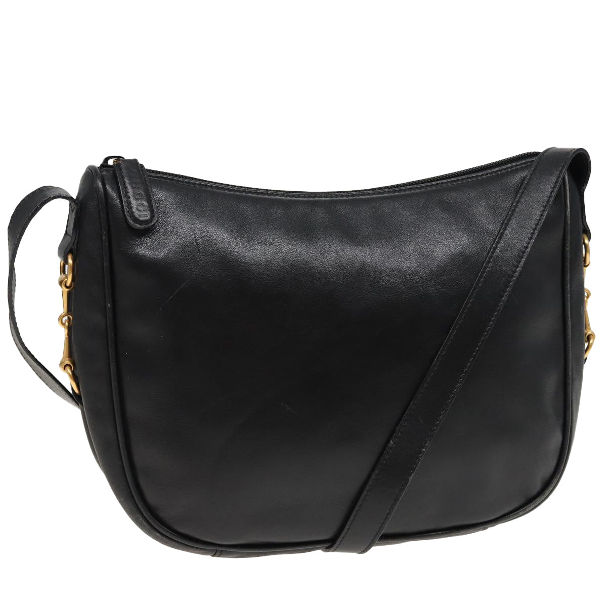 GUCCI Shoulder Bag Leather Black 001 2214 1687 81327
