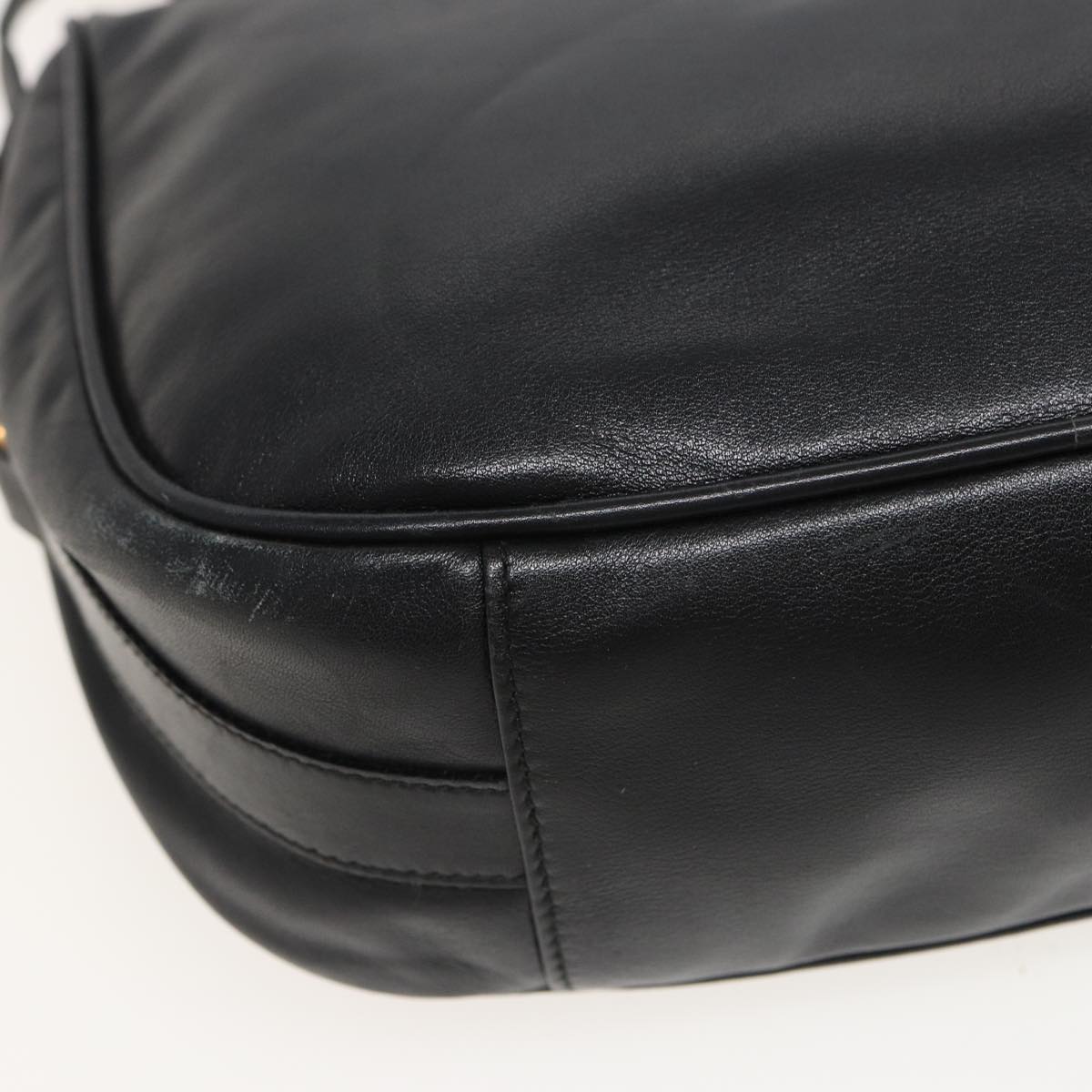 GUCCI Shoulder Bag Leather Black 001 2214 1687 81327