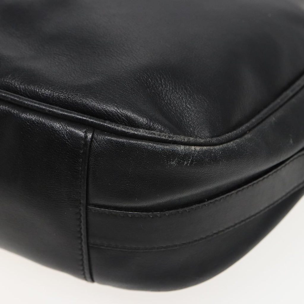 GUCCI Shoulder Bag Leather Black 001 2214 1687 81327