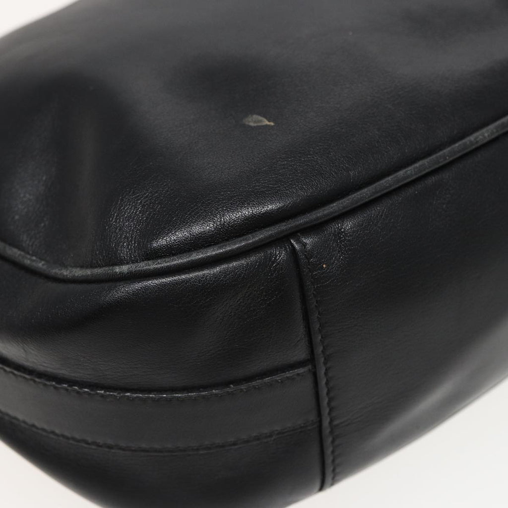 GUCCI Shoulder Bag Leather Black 001 2214 1687 81327