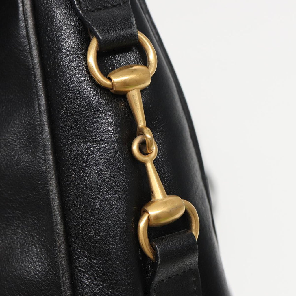 GUCCI Shoulder Bag Leather Black 001 2214 1687 81327