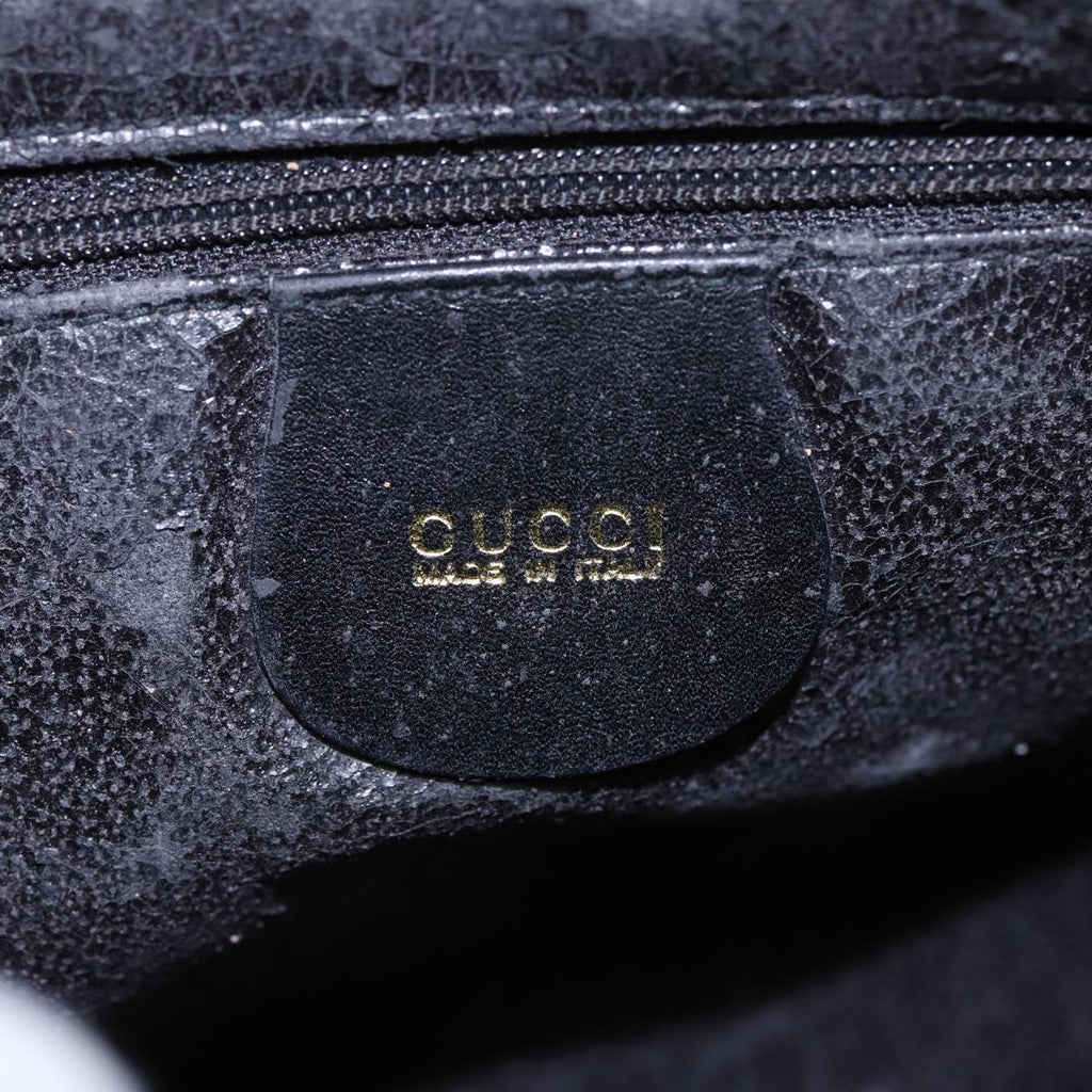 GUCCI Shoulder Bag Leather Black 001 2214 1687 81327