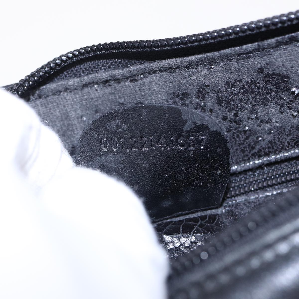 GUCCI Shoulder Bag Leather Black 001 2214 1687 81327