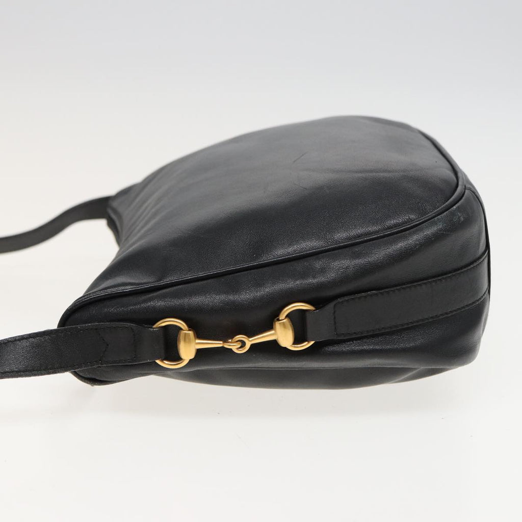 GUCCI Shoulder Bag Leather Black 001 2214 1687 81327