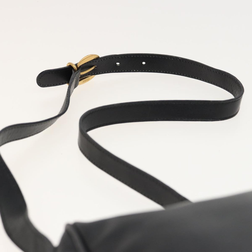 GUCCI Shoulder Bag Leather Black 001 2214 1687 81327