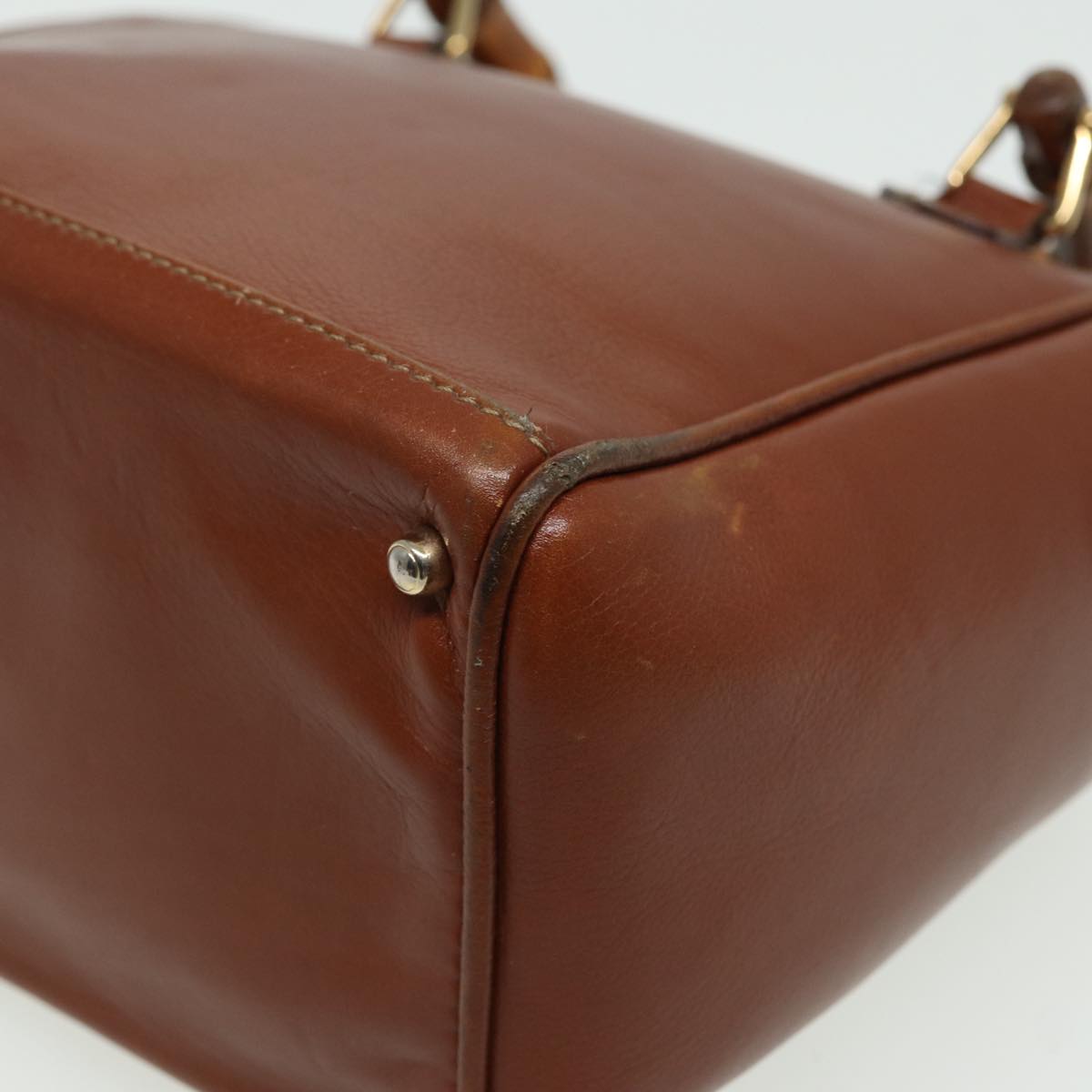 GUCCI Bamboo Hand Bag Leather Brown 000 122 0316 81328