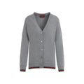 GUCCI Elegant Cardigan with Web Detail