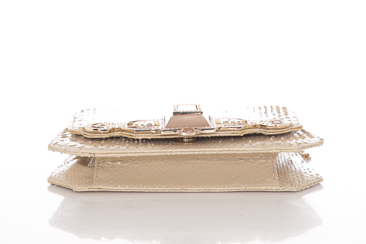 Judith Leiber Snakeskin Evening Bag